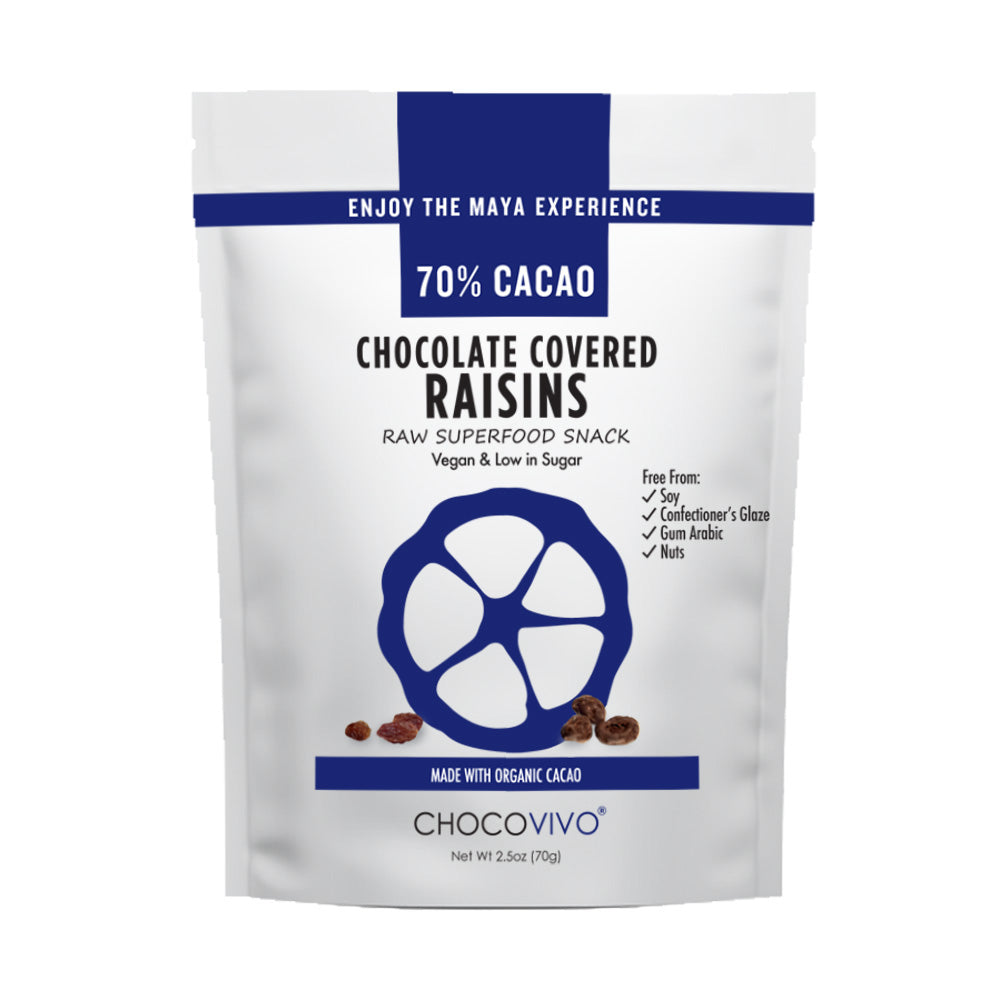 Chocolate Covered Raisins 70% Cacao