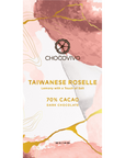Taiwanese Roselle Dark Chocolate Bar - 70% Cacao