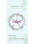 Padma Mushroom Dark Chocolate Bar - Reishi, Ashwagandha, Lions Mane, Chaga