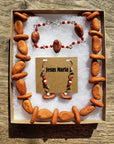 Cacao Bean Bracelet, Earrings, and Necklace
