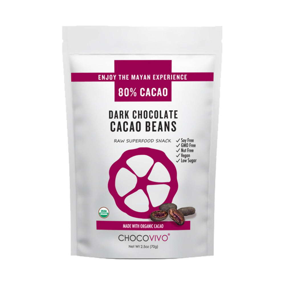 Chocolate Covered Cacao Beans 80% Cacao