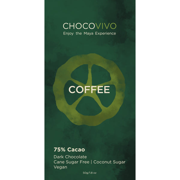 Cacao Coffee Crunch Dark Chocolate Bar