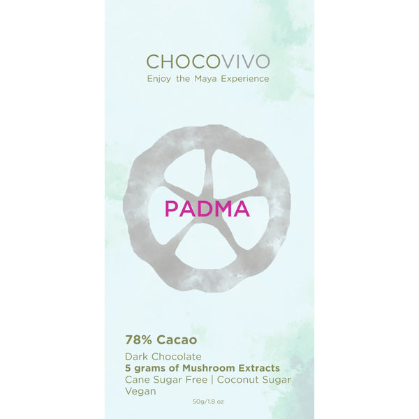 Padma Mushroom Dark Chocolate Bar