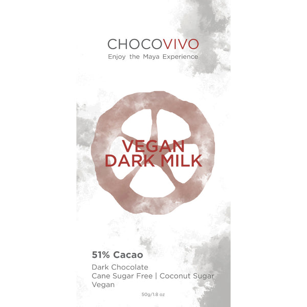 Vegan Dark Milk Chocolate Bar