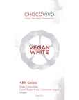 Vegan White Chocolate Bar - 43% Cacao with Coconut Sugar
