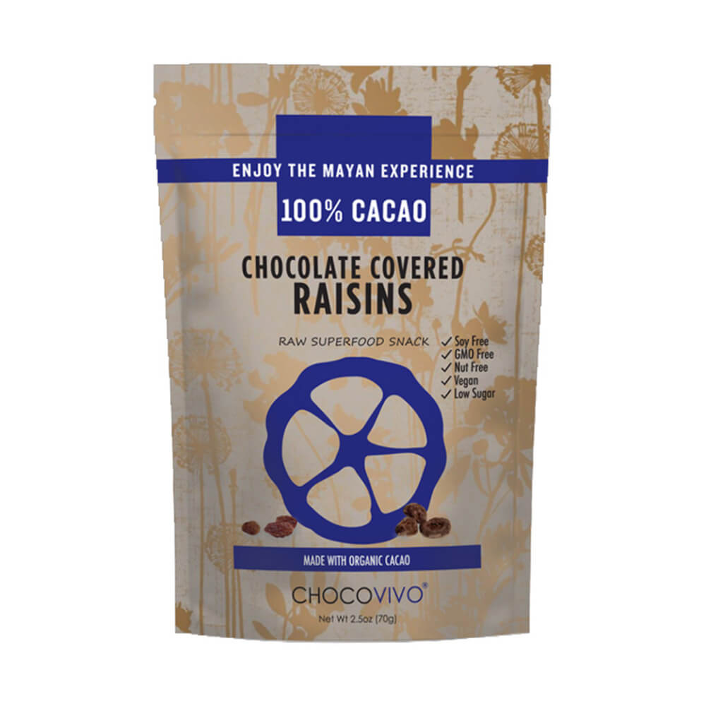 Chocolate Covered Raisins 100% Cacao