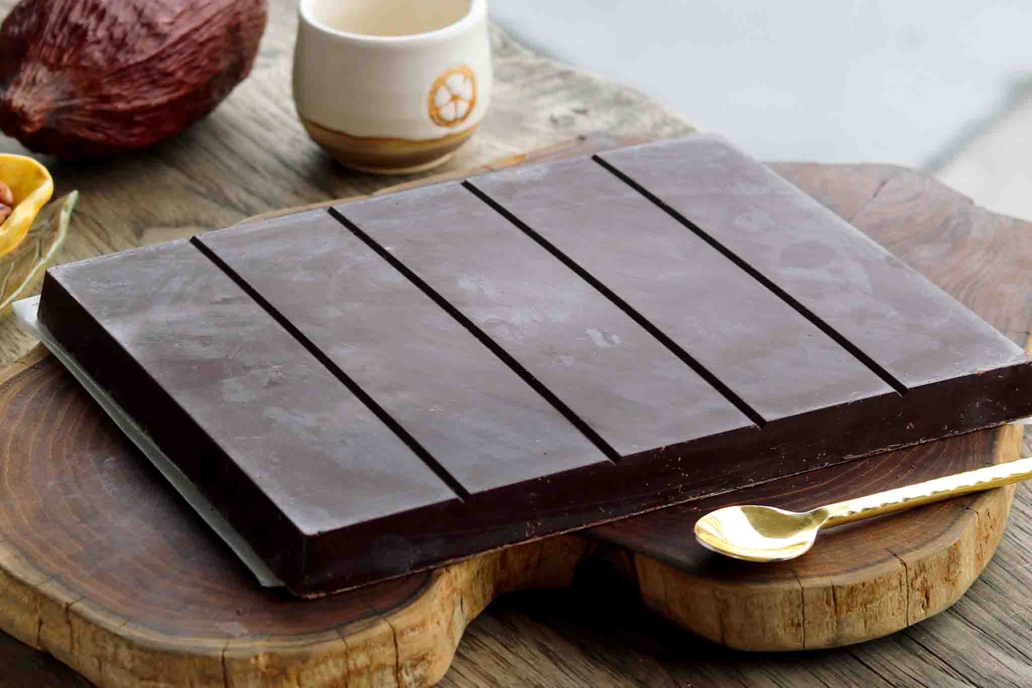 43% Cacao Milk Chocolate Baking Slab - ChocoVivo