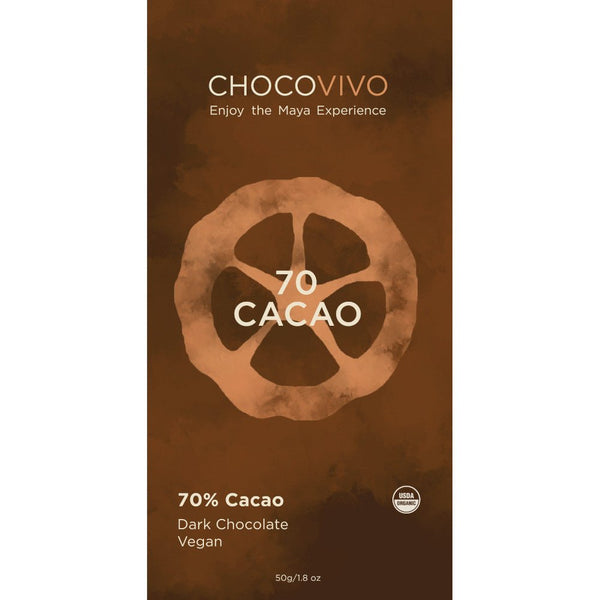 70% Cacao Dark Chocolate Bar